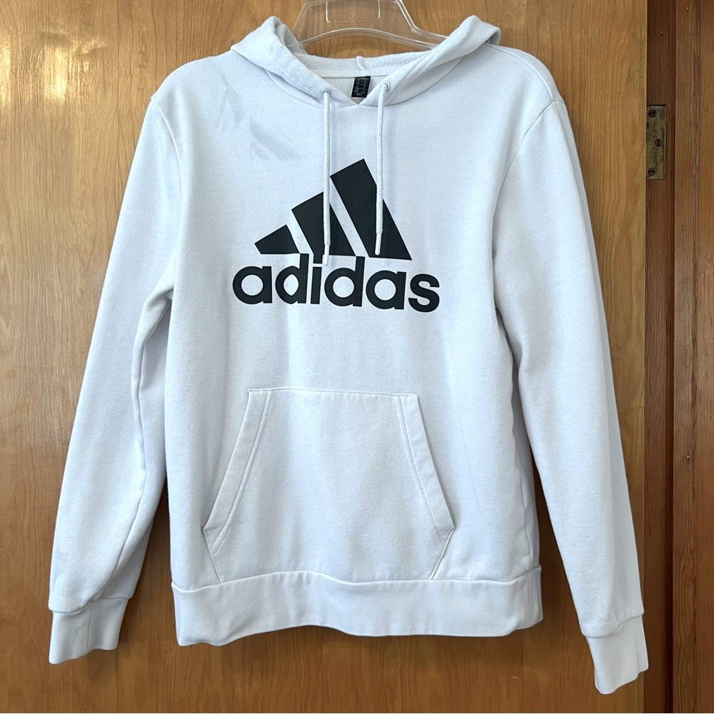 Adidas Golf White Sweatshirt with Hoodie